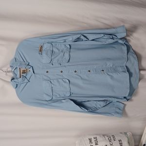 Tallwoods Long Sleeve Button Down Fishing Shirt Size Large